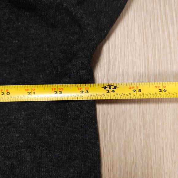 Inis Meain 1/4 Zip Pullover Sweater Mens XL Gray Cashmere Merino Wool Ireland - Picture 8 of 12